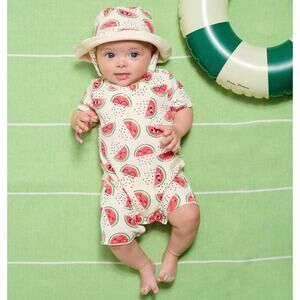 The Bonnie Mob Watermelon Romper